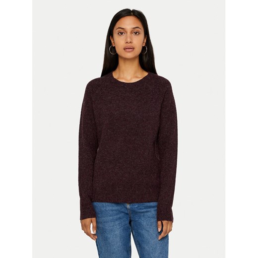 Vero Moda Sweter Doffy 10201022 Bordowy Regular Fit ze sklepu MODIVO w kategorii Swetry damskie - zdjęcie 186086838