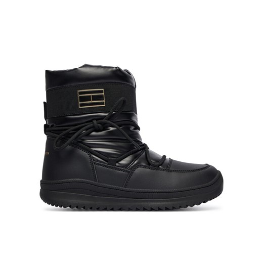 Tommy Hilfiger Śniegowce Snow Boot T3A5-34052-1474 D Czarny ze sklepu MODIVO w kategorii Buty zimowe dziecięce - zdjęcie 186086908