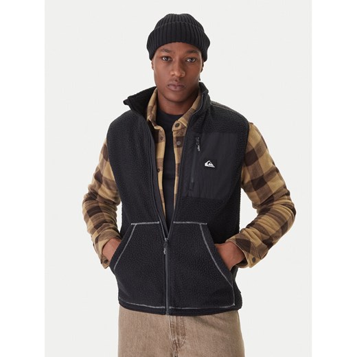 Quiksilver Kamizelka EQYPF03067 Czarny Regular Fit - id: 0000305644251 - marki Quiksilver - 186086948 Quiksilver Kamizelka EQYPF03067 Czarny Regular Fit ze sklepu MODIVO w kategorii Kamizelki męskie - zdjęcie 186086948