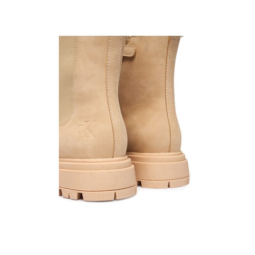 Calvin Klein Botki V3A5-83126-0315500 D Beżowy Calvin Klein 37 MODIVO