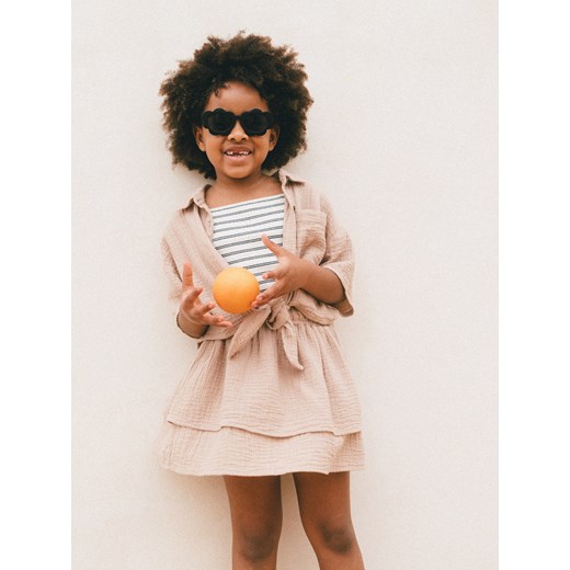 Reserved - Muślinowa spódnica - beżowy ze sklepu Reserved w kategorii Spódnice dziewczęce - zdjęcie 186088565