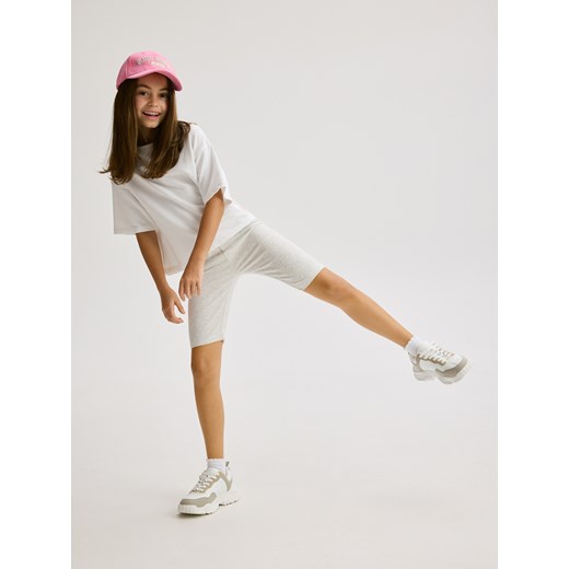 Reserved - Bawełniany komplet - jasnoszary ze sklepu Reserved w kategorii Komplety dziewczęce - zdjęcie 186089256