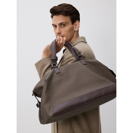 Reserved - Torba weekendowa - ciemnobrązowy ze sklepu Reserved w kategorii Torby męskie - zdjęcie 186089485