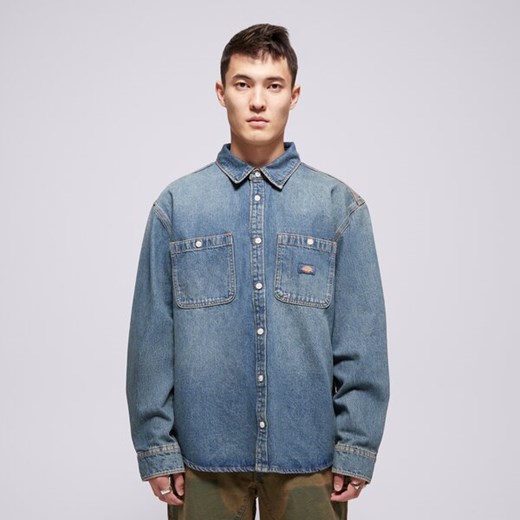 DICKIES KOSZULA MECHANIC DENIM SHIRT LS ze sklepu Sizeer w kategorii Koszule męskie - zdjęcie 186091725