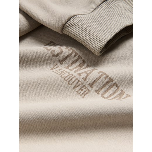 Reserved - Bluza z nadrukiem - beżowy Reserved 158 (12 lat) Reserved