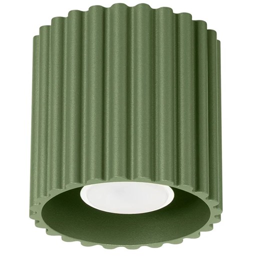 Oliwkowa lampa sufitowa w loftowym stylu E8-C57 ze sklepu Edinos.pl w kategorii Lampy sufitowe - zdjęcie 186093658