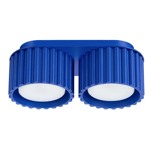 Industrialna podwójna lampa ultramaryna G9-K55 ze sklepu Edinos.pl w kategorii Lampy sufitowe - zdjęcie 186093828