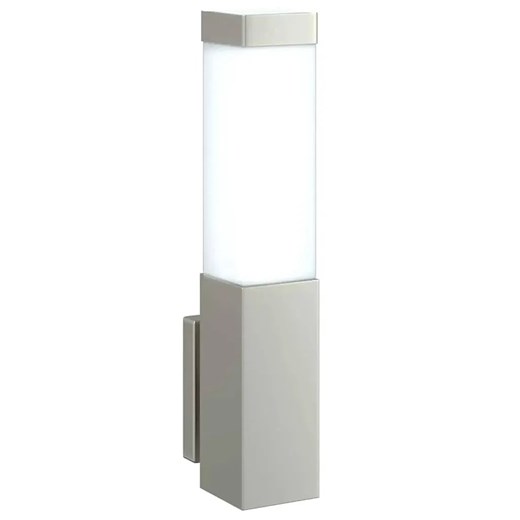 Srebrny zewnętrzny kinkiet S9-P89 - id: 52931 - marki Lumes - 186094485 Srebrny zewnętrzny kinkiet S9-P89 ze sklepu Edinos.pl w kategorii Lampy ścienne - zdjęcie 186094485