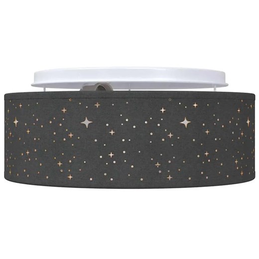 Czarna lampa sufitowa materiałowa  T7-G00 ze sklepu Edinos.pl w kategorii Lampy sufitowe - zdjęcie 186094488