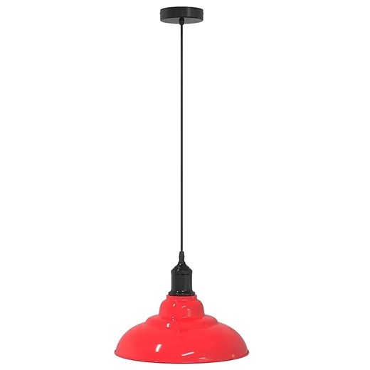 Czerwona lampa z regulacją wysokości P1-L88 ze sklepu Edinos.pl w kategorii Lampy wiszące - zdjęcie 186094518