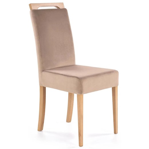 Brązowe nowoczesne krzesło do salonu  G7-F46 - id: 52966 - marki Elior - 186094609 Brązowe nowoczesne krzesło do salonu  G7-F46 ze sklepu Edinos.pl w kategorii Krzesła - zdjęcie 186094609