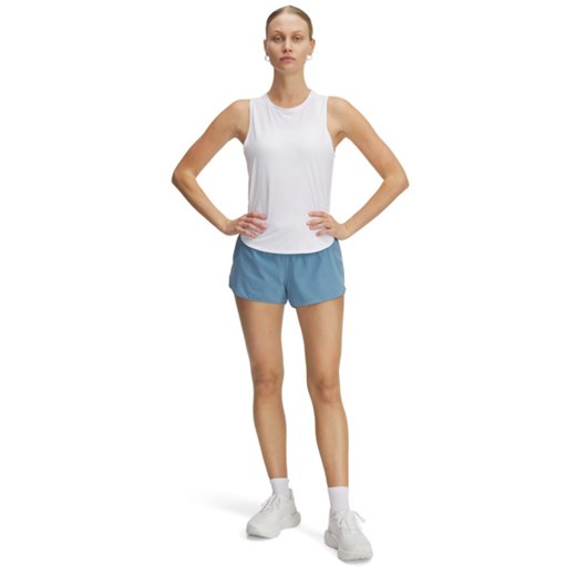 Damskie spodenki do biegania Under Armour UA Launch Pro 3\'\' Shorts - niebieskie ze sklepu Sportstylestory.com w kategorii Szorty - zdjęcie 186095179