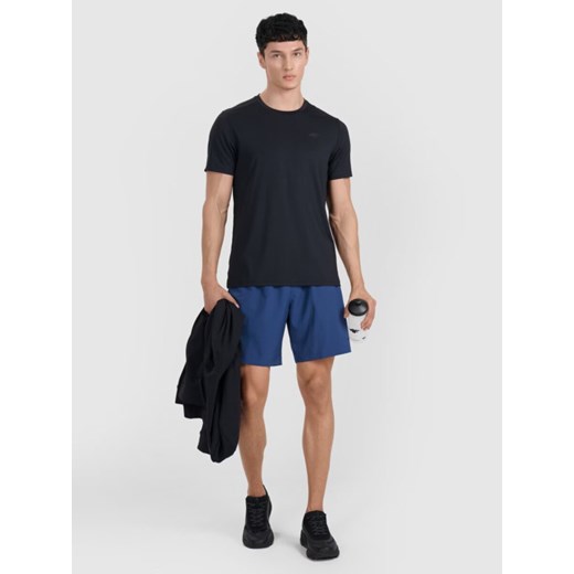 Męskie spodenki treningowe 4F 4FWAW25TFSHM1040 - granatowe ze sklepu Sportstylestory.com w kategorii Spodenki męskie - zdjęcie 186095526
