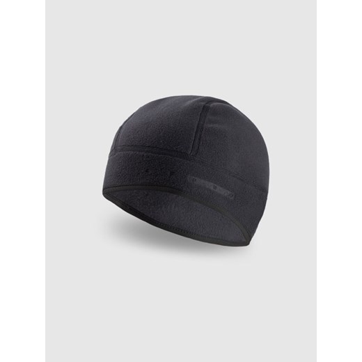 Czapka polarowa do trekkingu uniseks 4F 4FWAW25AFCAU115 - czarna ze sklepu Sportstylestory.com w kategorii Czapki zimowe męskie - zdjęcie 186095909