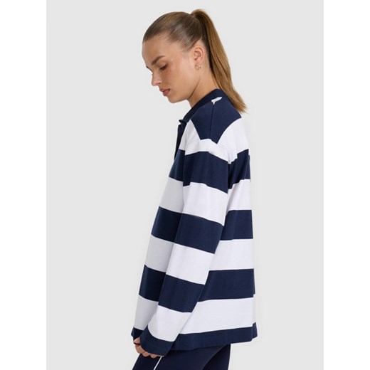 Damski longsleeve w paski 4F 4FRAW25TLONF604 - granatowy XS Sportstylestory.com