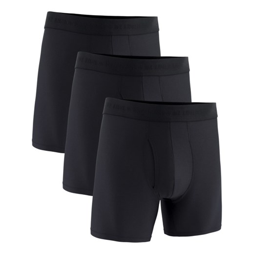 Męskie bokserki treningowe (3-pack) Under Armour UA Performance Tech Mesh 6” Boxerjock - czarne ze sklepu Sportstylestory.com w kategorii Majtki męskie - zdjęcie 186096238
