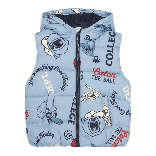 United Colors Of Benetton Kamizelka 2FORGJ00P Niebieski Regular Fit ze sklepu MODIVO w kategorii Kamizelki chłopięce - zdjęcie 186096458