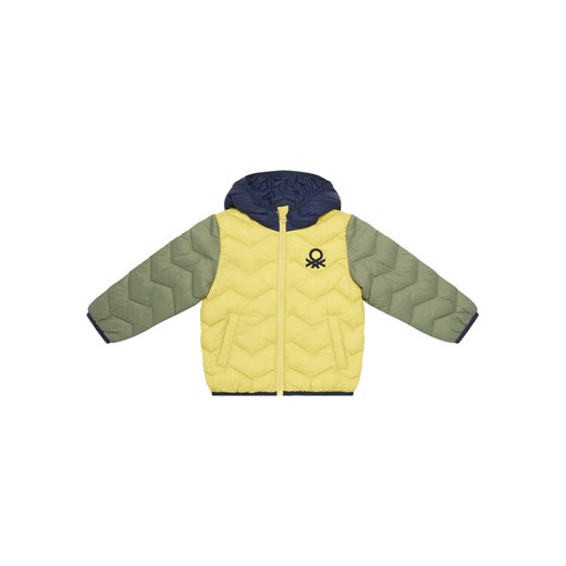 United Colors Of Benetton Kurtka zimowa 2TWDGN02V Szary Regular Fit ze sklepu MODIVO w kategorii Kurtki chłopięce - zdjęcie 186096496