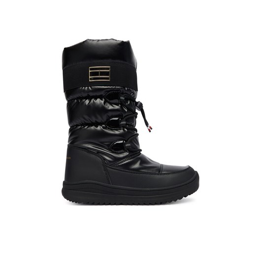 Tommy Hilfiger Śniegowce T3A6-34053-1474999 Czarny ze sklepu MODIVO w kategorii Buty zimowe dziecięce - zdjęcie 186096518
