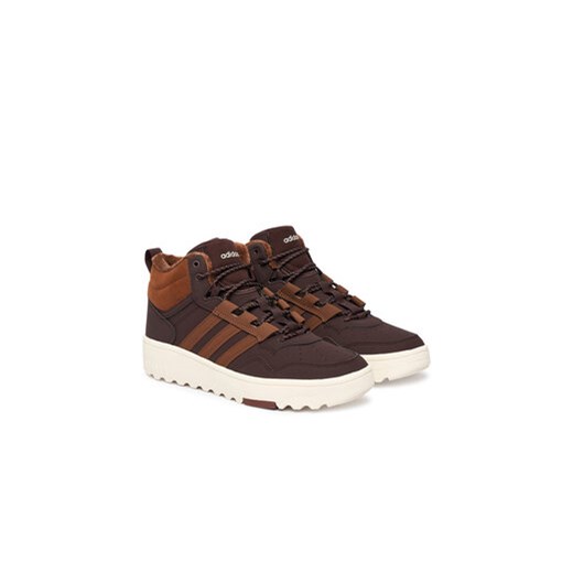 adidas Sneakersy Hoops 4.0 Mid JQ5364 Brązowy 47_13 MODIVO