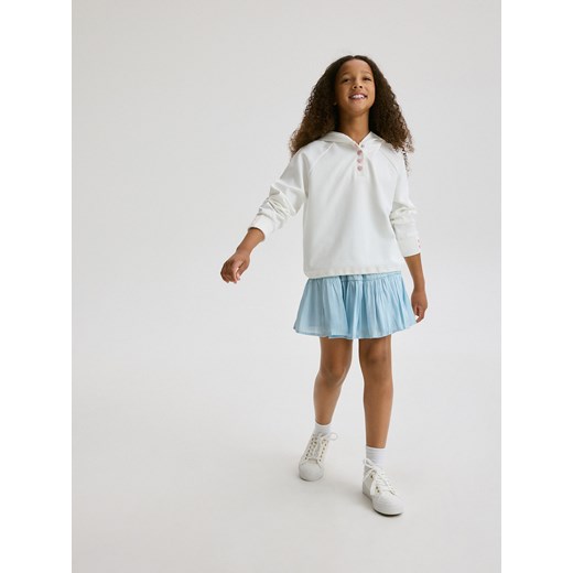 Reserved - Spódnica z metalicznym efektem - jasnoturkusowy ze sklepu Reserved w kategorii Spódnice dziewczęce - zdjęcie 186097998