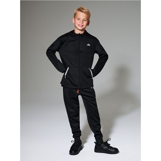 Sinsay - Spodnie sportowe z odblaskowymi elementami - czarny Sinsay 164 (13-14 l) Sinsay