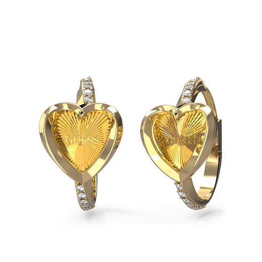 Kolczyki Guess JUBE04 613JW Złoty Guess OS eobuwie.pl