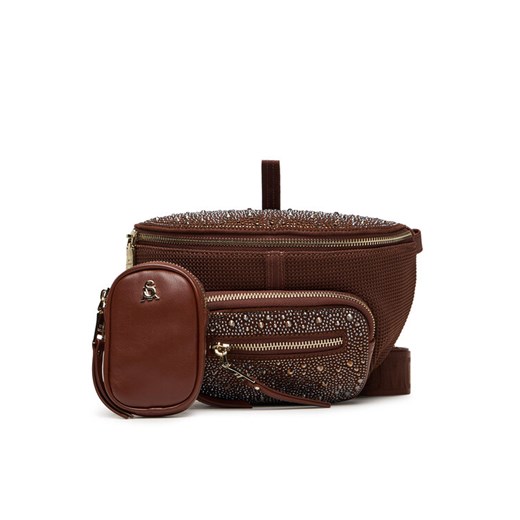Torebka Steve Madden Bmaxima SM13000640 Brązowy ze sklepu eobuwie.pl w kategorii Listonoszki - zdjęcie 186098767