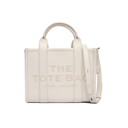 Torebka Marc Jacobs The Leather Small Tote Bag H009L01SP21 Écru ze sklepu eobuwie.pl w kategorii Torebki damskie - zdjęcie 186098797
