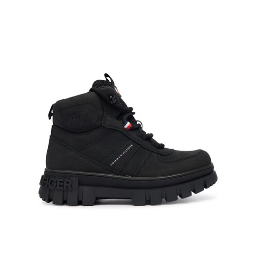 Trzewiki Tommy Hilfiger T3X5-34129-1696999 S Czarny ze sklepu eobuwie.pl w kategorii Buty zimowe dziecięce - zdjęcie 186098816
