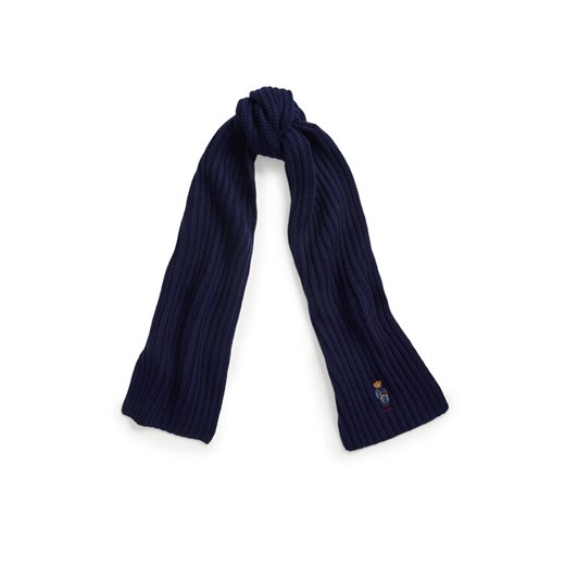 Szalik Polo Ralph Lauren 455931877003 Granatowy ze sklepu eobuwie.pl w kategorii Szaliki i chusty damskie - zdjęcie 186098915
