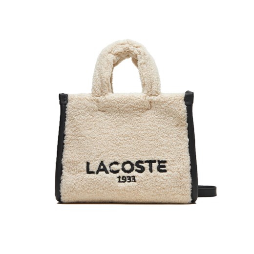 Torebka Lacoste NF5116HX Écru ze sklepu eobuwie.pl w kategorii Torebki damskie - zdjęcie 186099067