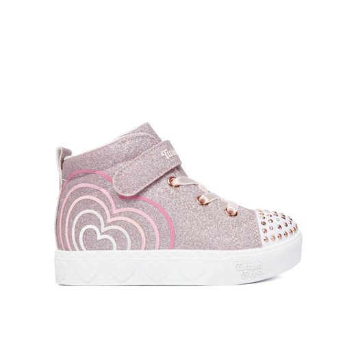Sneakersy Skechers Heart Steps 314623N RSGD Różowe złoto ze sklepu eobuwie.pl w kategorii Buty sportowe dziecięce - zdjęcie 186099266