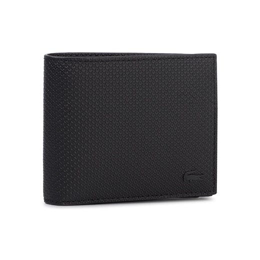 Portfel Lacoste Billfold Zip Case NH2826CE Czarny ze sklepu eobuwie.pl w kategorii Portfele męskie - zdjęcie 186099287