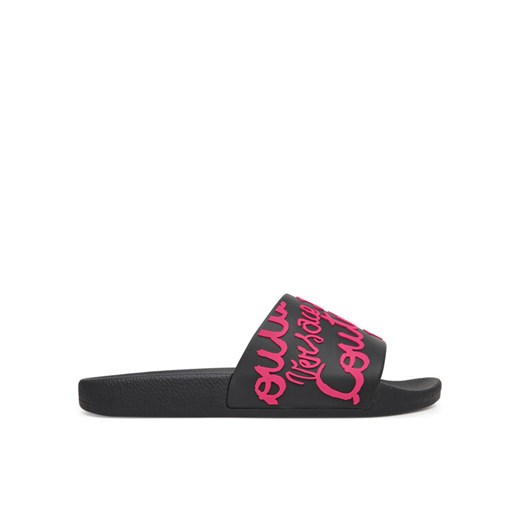 Klapki Versace Jeans Couture 79VA3SQ1 Czarny ze sklepu eobuwie.pl w kategorii Klapki damskie - zdjęcie 186099339