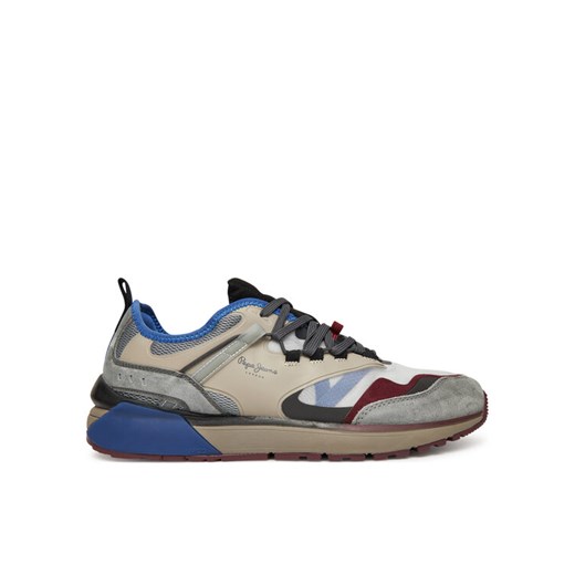 Sneakersy Pepe Jeans Stoke Sport M PMS600013 Szary ze sklepu eobuwie.pl w kategorii Buty sportowe męskie - zdjęcie 186099425