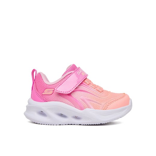 Sneakersy Skechers Sola Glow 303713N PKMT Różowy ze sklepu eobuwie.pl w kategorii Buty sportowe dziecięce - zdjęcie 186099495
