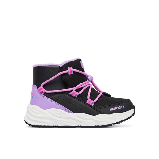 Śniegowce Skechers Turbo Tread 303492L BKMT Czarny ze sklepu eobuwie.pl w kategorii Buty zimowe dziecięce - zdjęcie 186099529