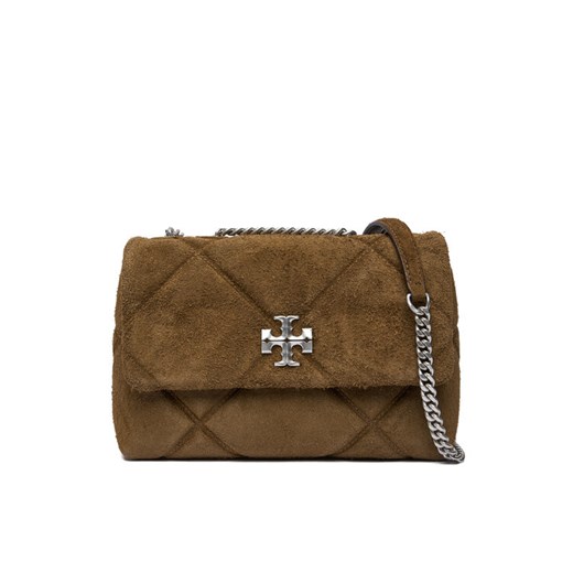 Torebka Tory Burch Diamond Quilt 169170 Zielony ze sklepu eobuwie.pl w kategorii Listonoszki - zdjęcie 186099568