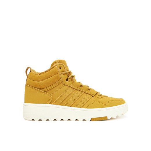 Sneakersy adidas Hoops 4.0 Mid JQ5365 Żółty ze sklepu eobuwie.pl w kategorii Buty sportowe dziecięce - zdjęcie 186099595