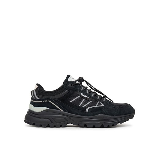 Sneakersy Pepe Jeans Darren Earth M PMS600010 Czarny ze sklepu eobuwie.pl w kategorii Buty sportowe męskie - zdjęcie 186099608