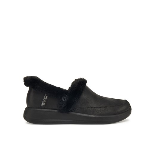 Kapcie Skechers Cozy Escape 168114/BBK Czarny ze sklepu eobuwie.pl w kategorii Kapcie damskie - zdjęcie 186099645