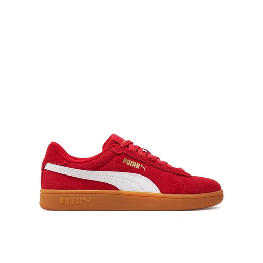 Sneakersy Puma Smash 3.0 Sd 392035-11 Czerwony ze sklepu eobuwie.pl w kategorii Trampki dziecięce - zdjęcie 186099677