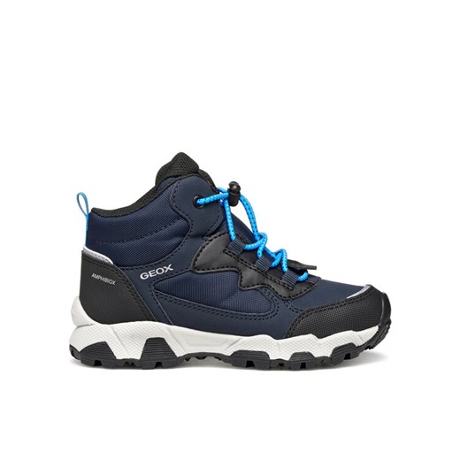 Trekkingi Geox J Magnetar B Abx J463ZC 050FU C4231 S Granatowy ze sklepu eobuwie.pl w kategorii Buty trekkingowe dziecięce - zdjęcie 186099687
