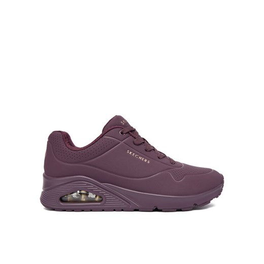 Sneakersy Skechers Uno 73690/WINE Bordowy ze sklepu eobuwie.pl w kategorii Buty sportowe damskie - zdjęcie 186099785