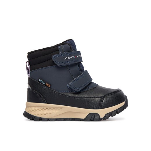 Trzewiki Tommy Hilfiger T1X5-34134-1592X656 M Granatowy ze sklepu eobuwie.pl w kategorii Buty zimowe dziecięce - zdjęcie 186099866
