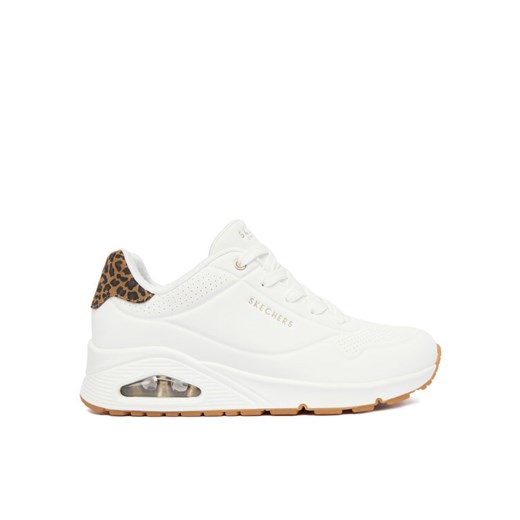 Sneakersy Skechers Uno 177093/WHLD Biały ze sklepu eobuwie.pl w kategorii Buty sportowe damskie - zdjęcie 186100035