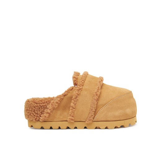 Klapki Inuikii Chunky Loafer 1011.005.0031 Beżowy ze sklepu eobuwie.pl w kategorii Klapki damskie - zdjęcie 186100036