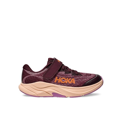 Sneakersy Hoka Rincon 4 1168875 Bordowy ze sklepu eobuwie.pl w kategorii Buty sportowe dziecięce - zdjęcie 186100105
