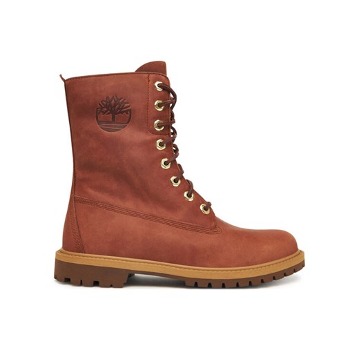 Trzewiki Timberland Premium 8-Inch Waterproof TB0A43MXEM41 Brązowy ze sklepu eobuwie.pl w kategorii Botki - zdjęcie 186100327